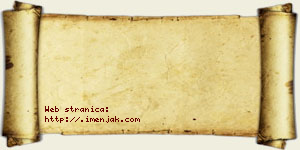 Olga Hrnjak vizit kartica